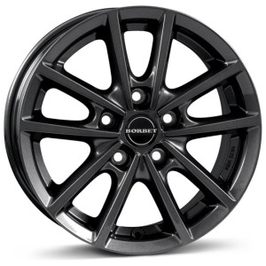 Janta aliaj Borbet W 6.0x15" 5x100 ET43 MAG - mistral anthracite glossy