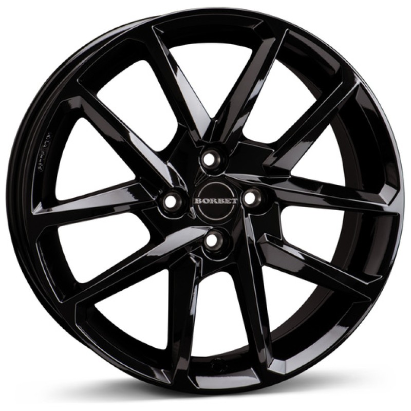 Janta aliaj Borbet N 6.5x16" 4x108 ET32 BG - Black Glossy