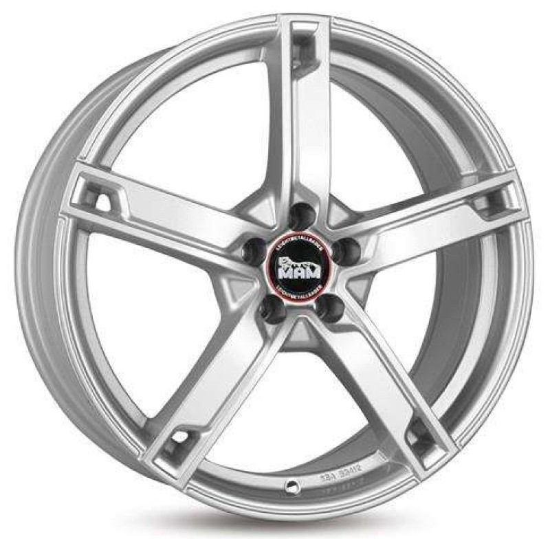 Janta aliaj MAM Leichtmetallräder W4 6.5x16" 5x108 ET38 SL - Silver painted;SL -  Silver Painted