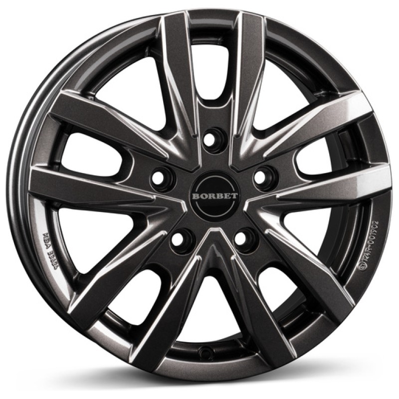 Janta aliaj Borbet CW5 6.0x16" 5x118 ET68 MAG - mistral anthracite glossy