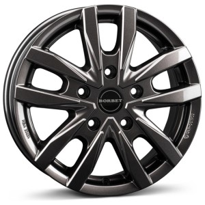 Janta aliaj Borbet CW5 6.5x16" 5x120 ET60 MAG - mistral anthracite glossy
