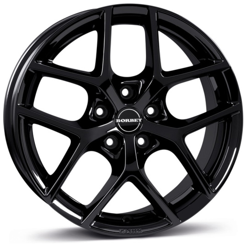 Janta aliaj Borbet Y 7.0x17" 5x100 ET45 BG - Black Glossy