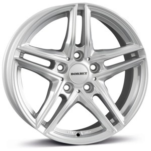 Janta aliaj Borbet XR 7.5x17" 5x112 ET45 BS - brilliant silver