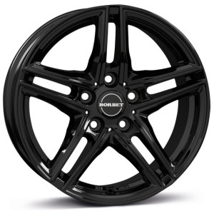 Janta aliaj Borbet XR 7.5x17" 5x120 ET35 BG - Black Glossy