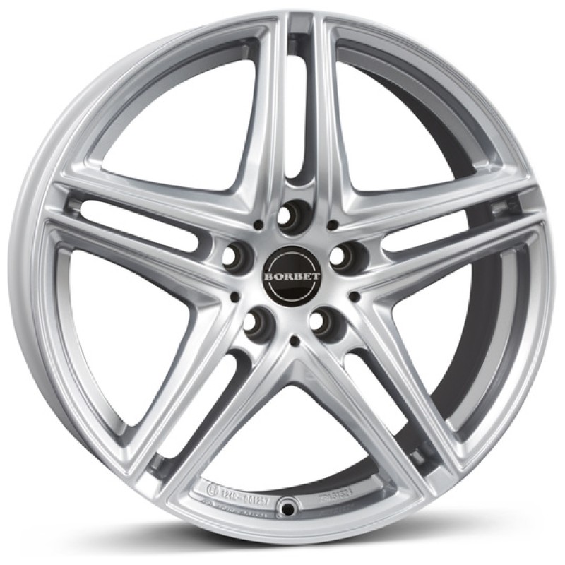 Janta aliaj Borbet XR 8.0x17" 5x120 ET30 BS - brilliant silver