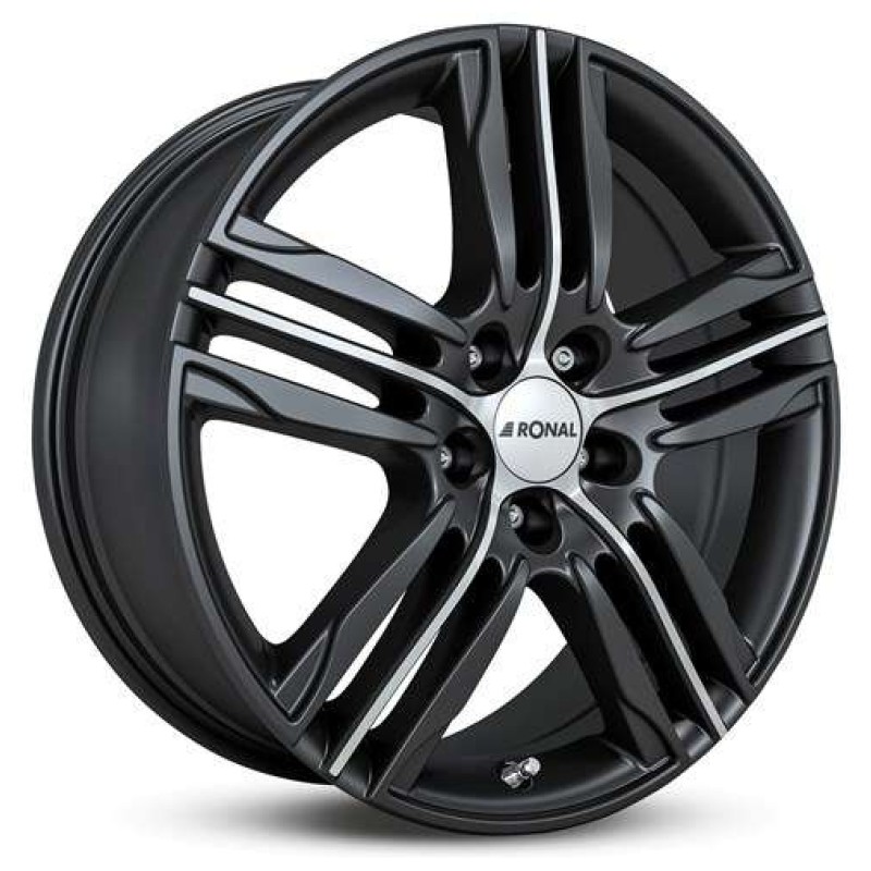 Janta aliaj Ronal R57 7.5x17" 5x120 ET45 MBF - Mattschwarz-Frontkopiert