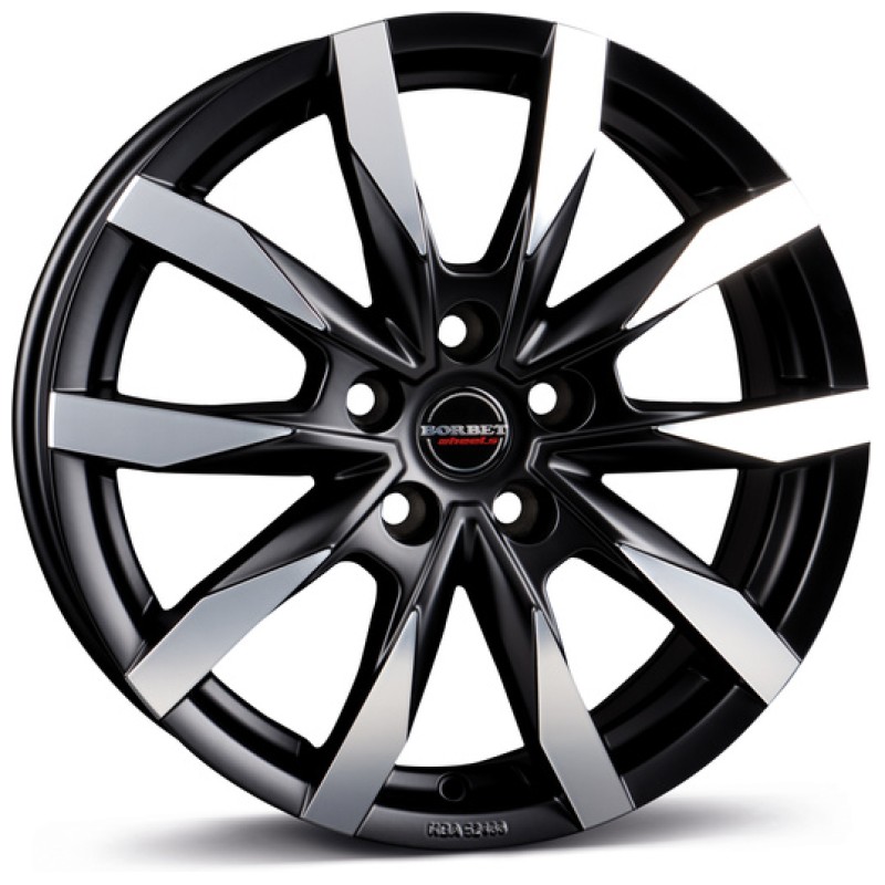 Janta aliaj Borbet CW5 7.5x18" 5x108 ET45 BPM - black polished matt
