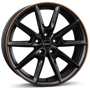 Janta aliaj Borbet LX18 8.0x18" 5x112 ET44 BMRC - Black Matt Rim Copper
