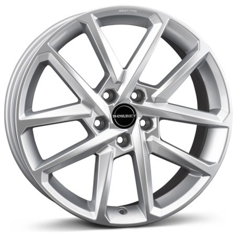 Janta aliaj Borbet N 7.5x18" 5x112 ET49 CS - Crystal silver