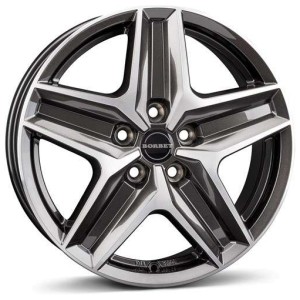 Janta aliaj Borbet CWZ 7.5x18" 5x120 ET43 MAGP - Mistral anthracite glossy polished