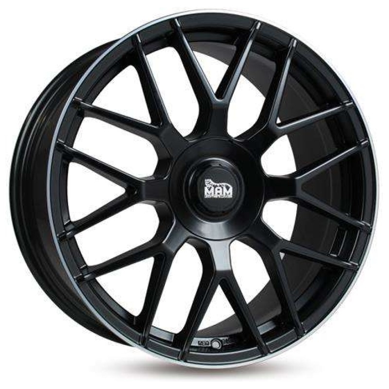 Janta aliaj MAM Leichtmetallräder GT1 9.5x19" 5x112 ET42 MBLP - Matt Black Lip Polish