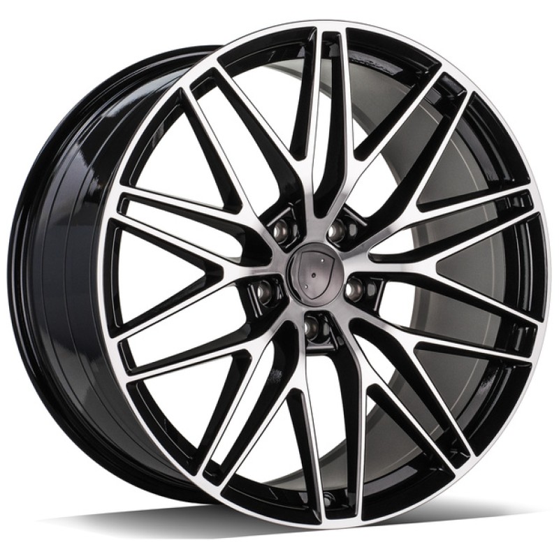 Janta aliaj Carbonado Glory 11.5x22" 5x130 ET61 BFP - Black Front Polished