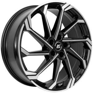 JANTA RC Design RC36 8.5/20 5x112 ET24 Black polished CB 66.6