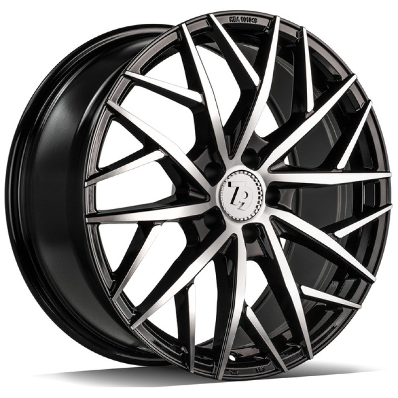 Janta aliaj seventy9 SSF-1 7.5x17" 5x100 ET40 BFP - Black Front Polished