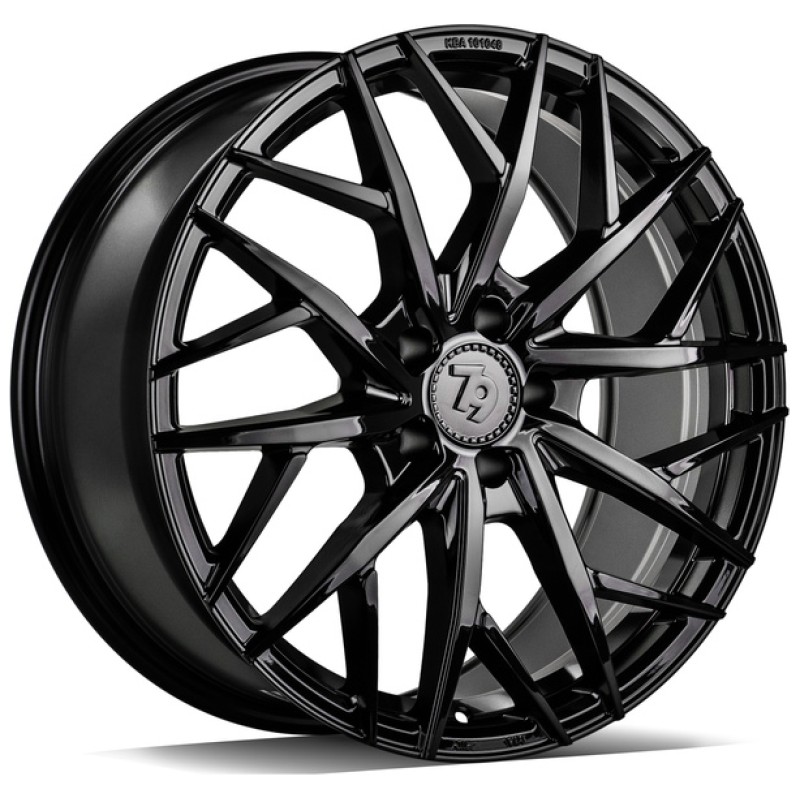 Janta aliaj seventy9 SSF-1 7.5x17" 5x100 ET40 BG - Black Glossy