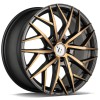 Janta aliaj seventy9 SSF-1 8.0x18" 5x112 ET30 BGGF - Black Glossy Gold Front