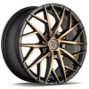 Janta aliaj seventy9 SSF-1 8.0x18" 5x112 ET45 BGGF - Black Glossy Gold Front