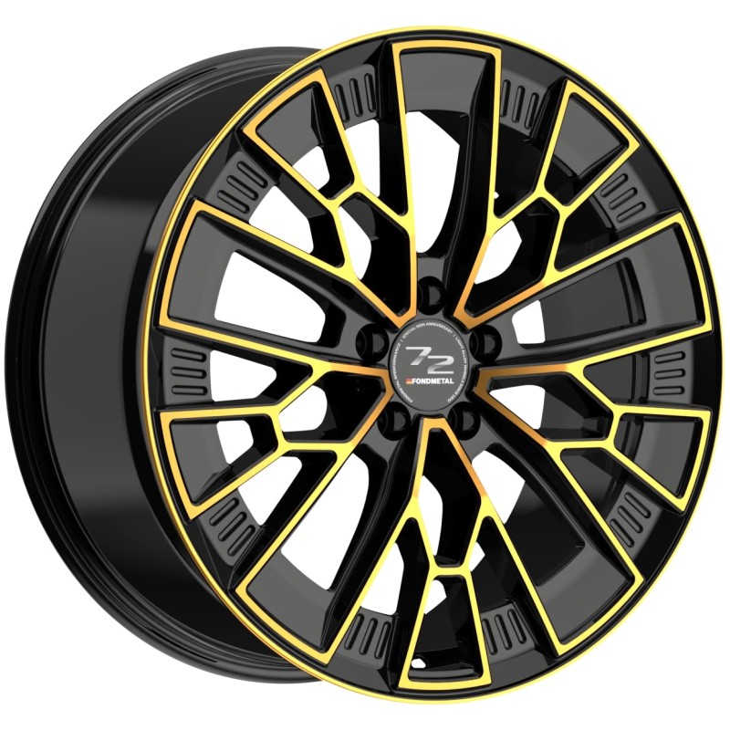 JANTA FONDMETAL 1972 (8300) 9/20 5X115 ET20 GLOSSY BLACK BRONZE MACHINED CB32
