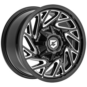 JANTA FONDMETAL 769 SEQUENCE (GEAR OFF ROAD) 9/17 8X165.10 ET18 GLOSSY BLACK MILLED CB28.50