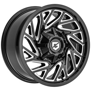 JANTA FONDMETAL 769 SEQUENCE (GEAR OFF ROAD) 9/18 8X165.10 ET18 GLOSSY BLACK MILLED CB28.50