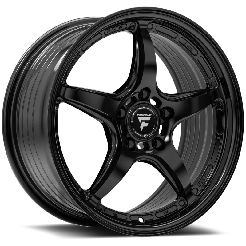 JANTA FONDMETAL FS367 FITTIPALDI 8/17 5X100 ET35 GLOSSY BLACK CB288