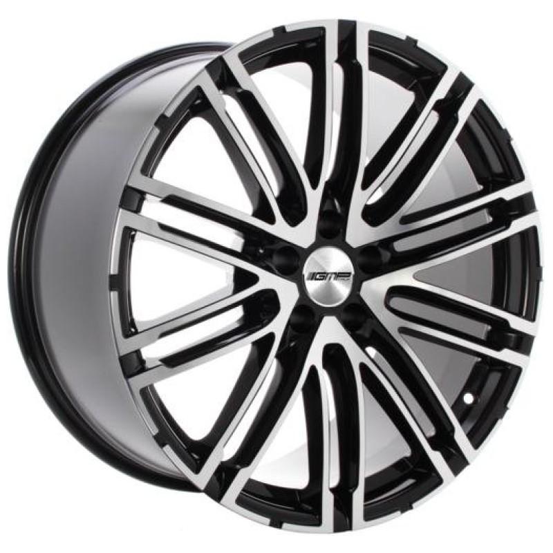 JANTA GMP TARGA 10/20 5x112 ET19 Black polished CB66.6