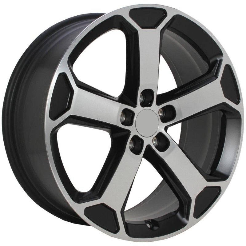 JANTA Origineel AUDI 81A071499LT7 8/19 5x112 ET45 Black polished CB57.1
