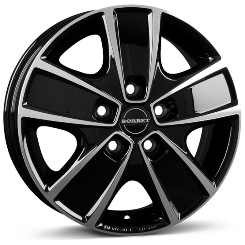 Janta aliaj Borbet CWG 6.0x16" 5x118 ET68 BP - Black polished