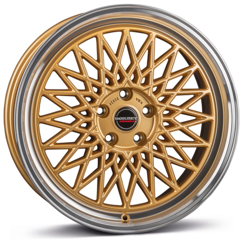 Janta aliaj Borbet B 8.5x19" 5x112 ET45 GRP - Gold Rim Polished